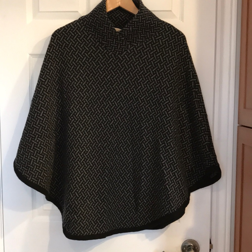 Wool poncho